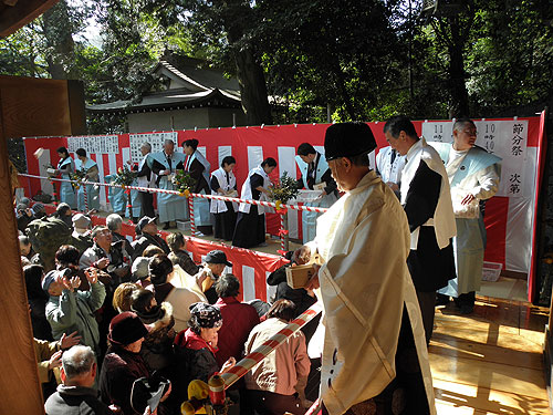 湯河原温泉「五所神社 節分祭」