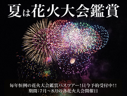 夏の花火大会鑑賞